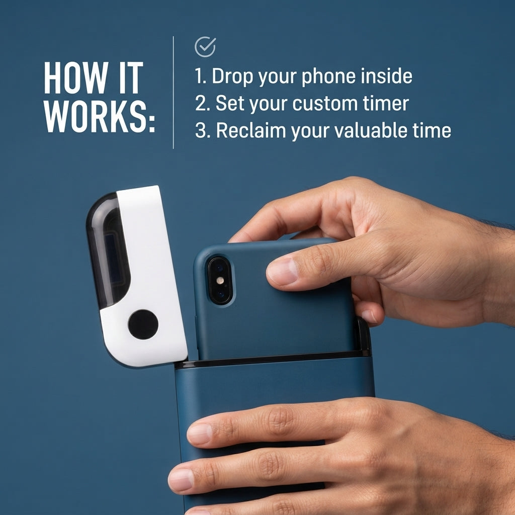 Zeitgesteuerte Handy-Box | Smarte Selbstdisziplin-Box
